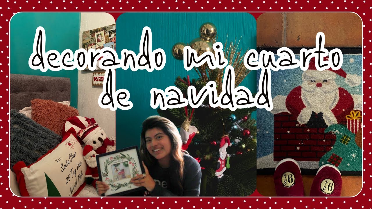 Decorando mi cuarto por navidad ❄️ | VLOGMAS ep1