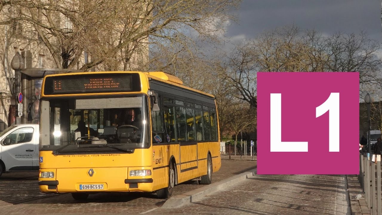 Irisbus Agora S N°0401 - Ligne L1 entre République et Moulins Tournebride - Réseau Le Met' - Metz
