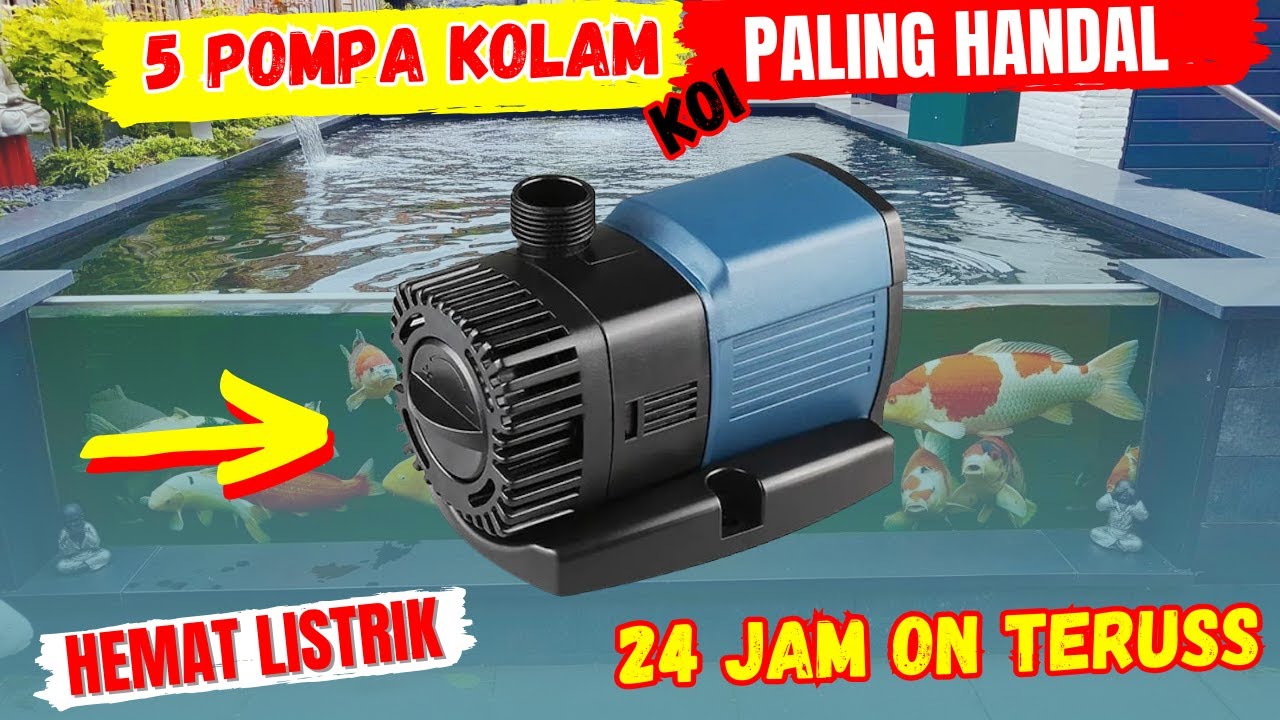 5 REKOMENDASI POMPA KOLAM IKAN MURAH TERBAIK!