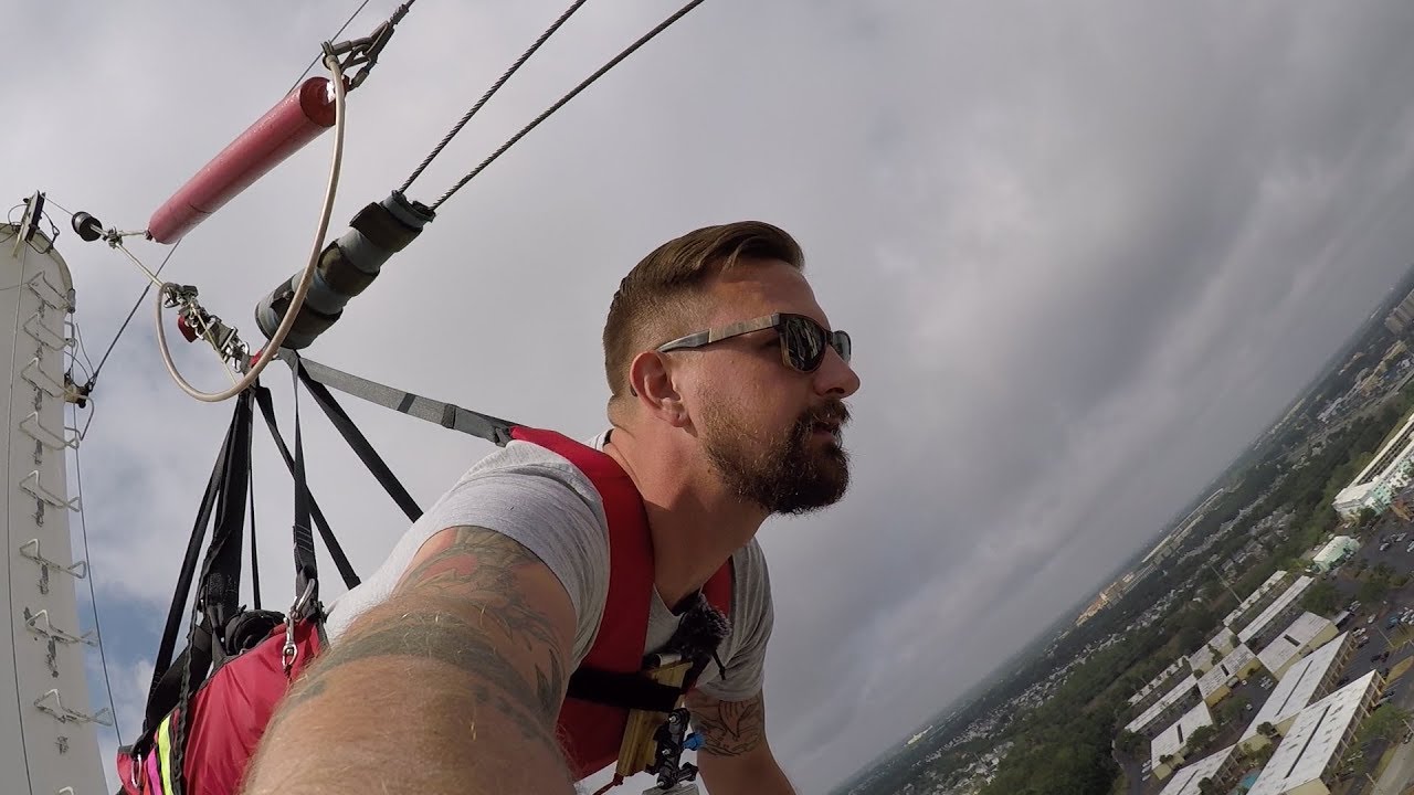 Riding The World's Tallest Sky Coaster At Fun Spot America In Kissimmee & More On Ride POVs!!