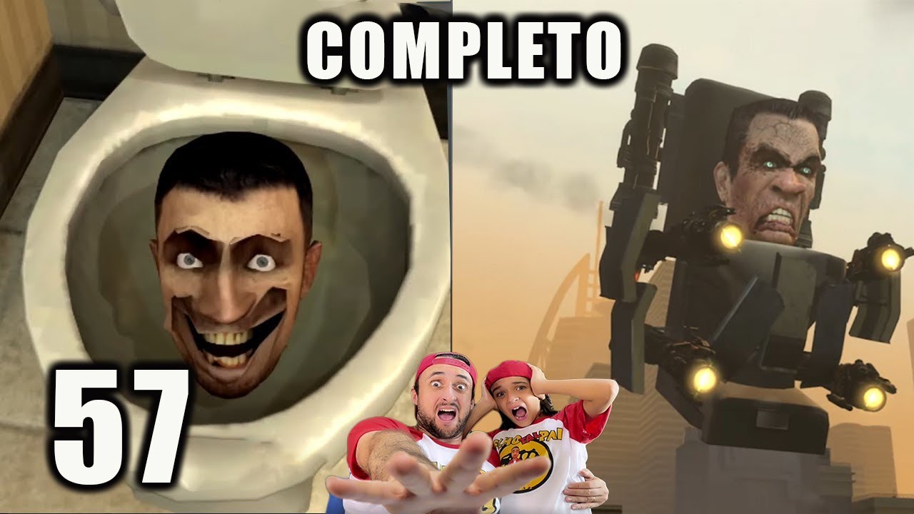 skibidi toilet 57 Completo & Explicado com todos Segredos