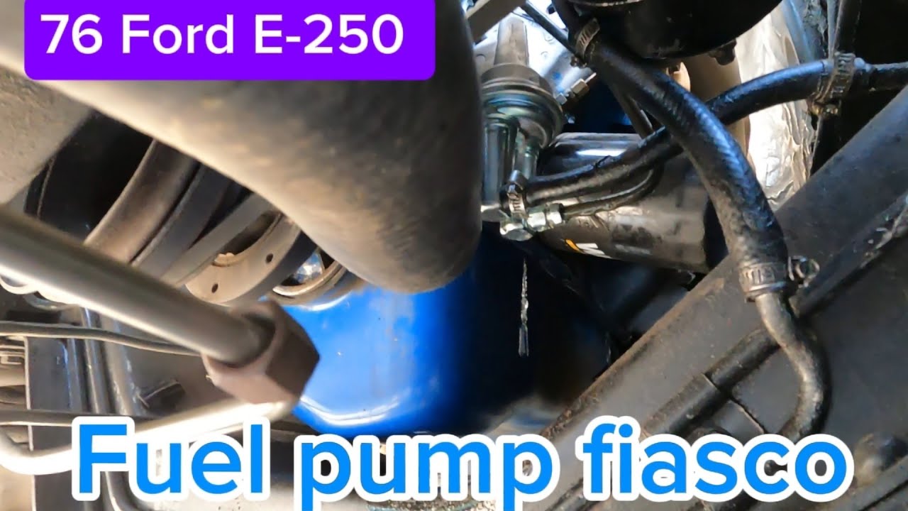 Fuel pump fiasco 