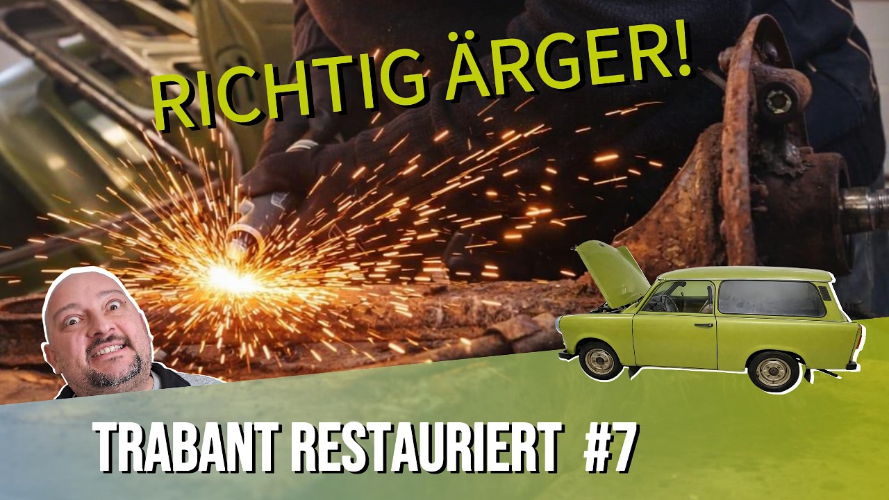 Trabant 601 Kombi: vom Rost zum Glanz | Oldtimer Restaurierung  - Teil 7