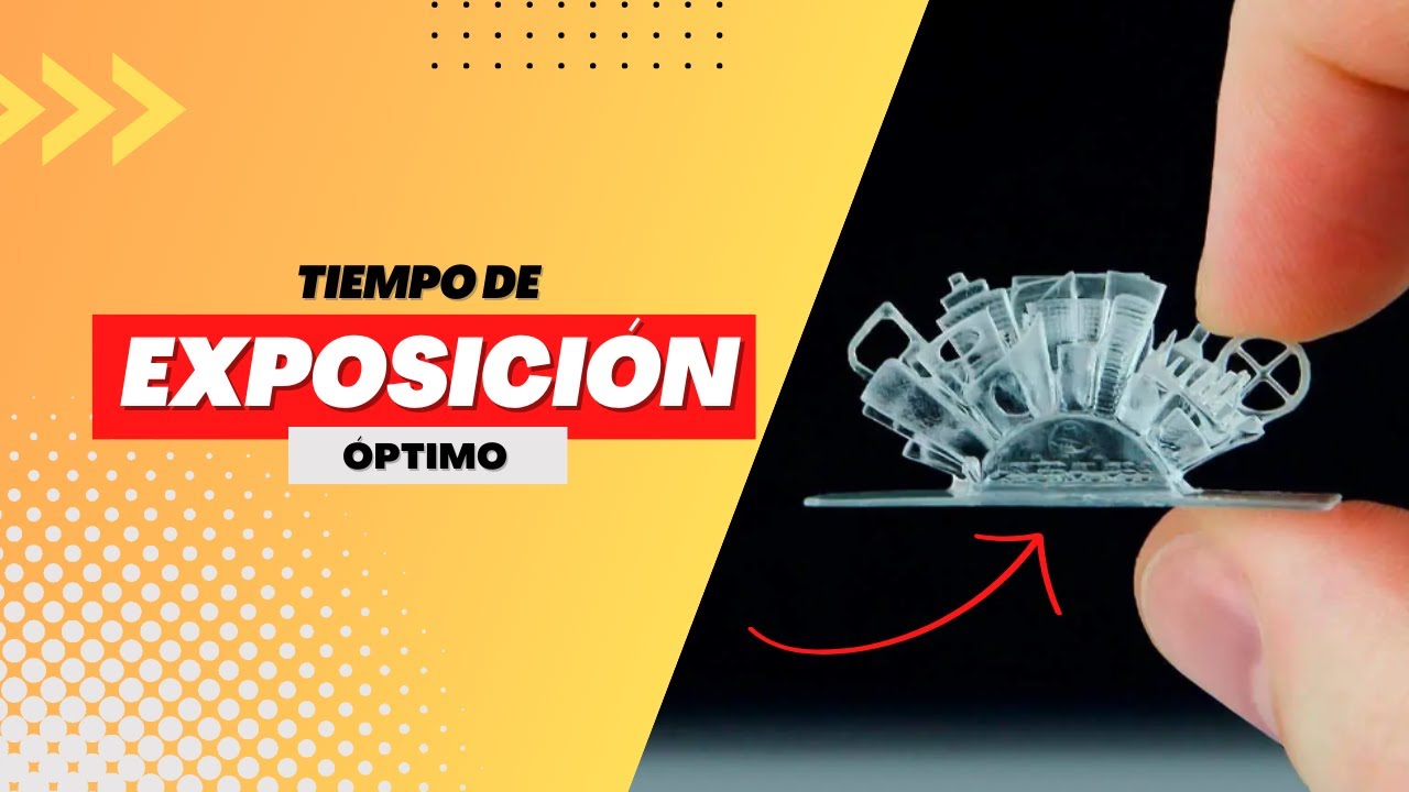 ⚠️ TEST de TIEMPO DE EXPOSICIÓN en IMPRESIÓN 3D de RESINA