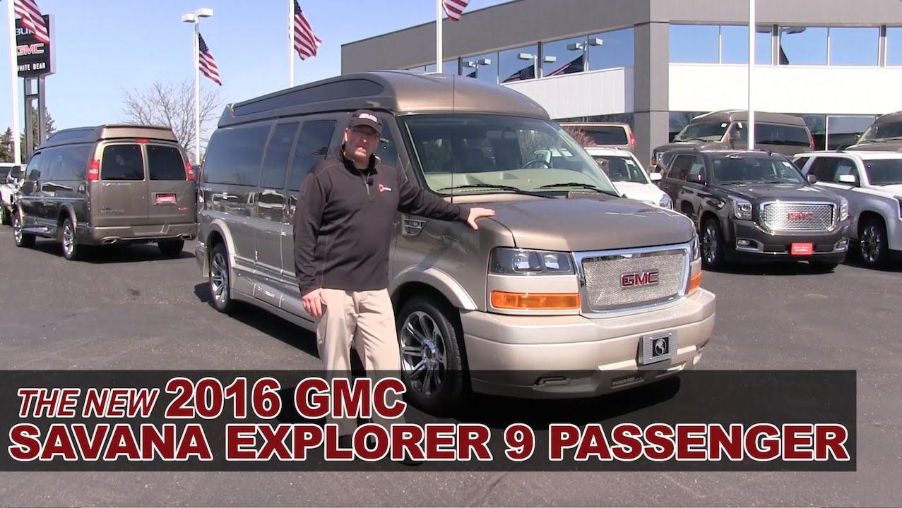 New 2016 GMC Savana Explorer Conversion Van 9 Pass.- White Bear Lake, St Paul, Minneapolis, MN
