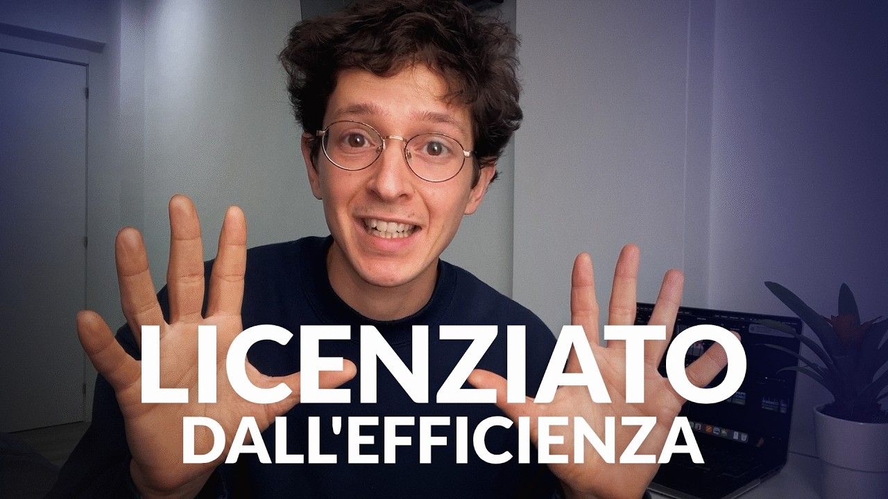 Mi sono LICENZIATO dalla fabbrica dell'efficienza e ora VIVO MEGLIO