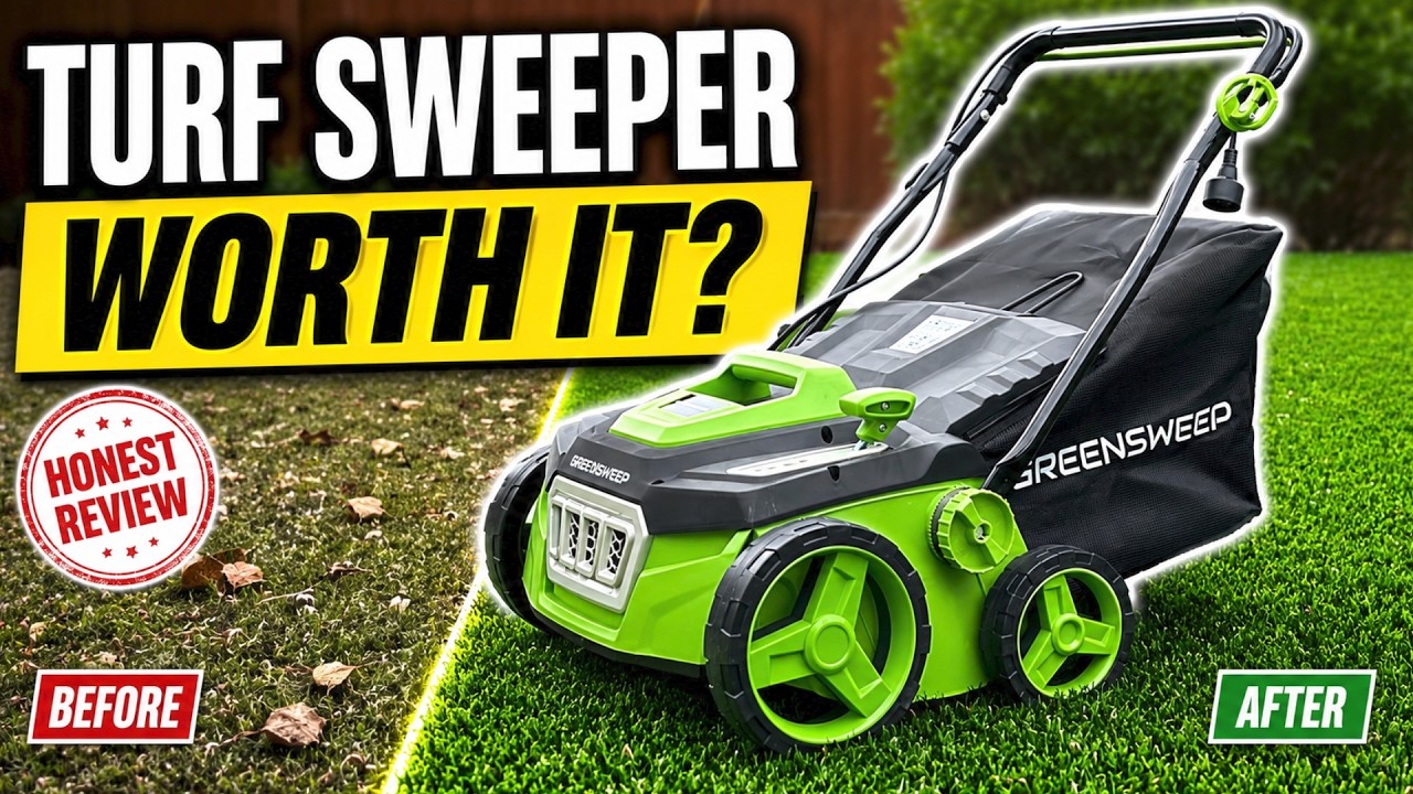 Artificial Grass Sweeper | Yard Electric Power Brush