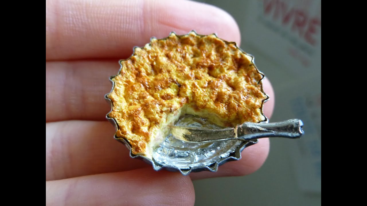Tuto Fimo Quiche lorraine