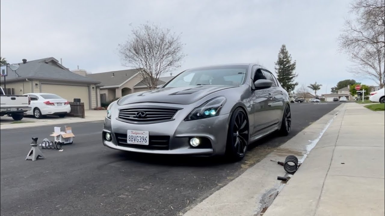 G37s Tein Spring Install