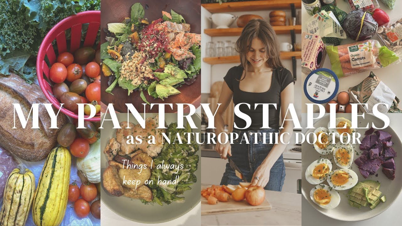 What I keep in my pantry as a Naturopathic Doctor + My low tox kitchen staples!