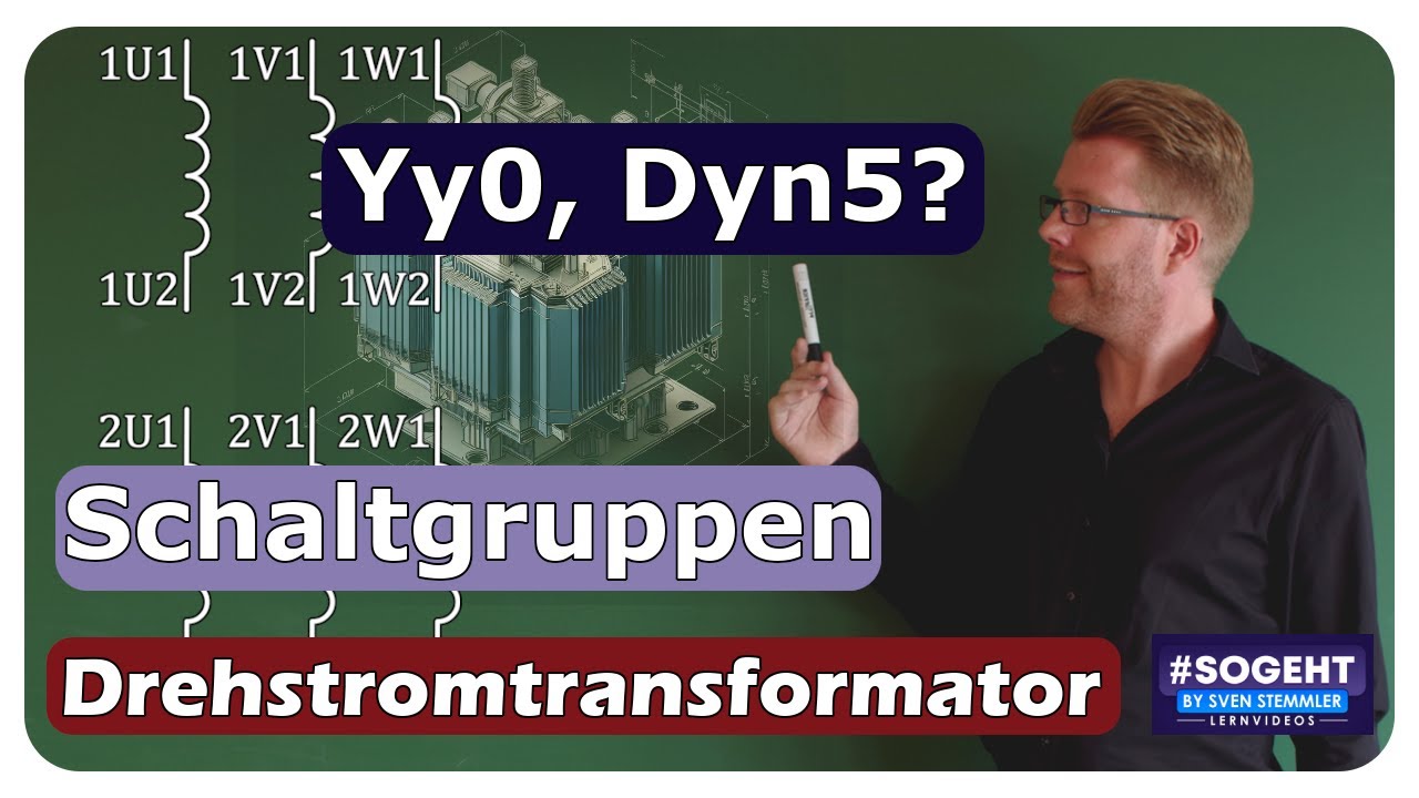 Drehstromtransformatoren Schaltgruppen: Yy0, Yy6 und Dyn11 erkl&auml;rt