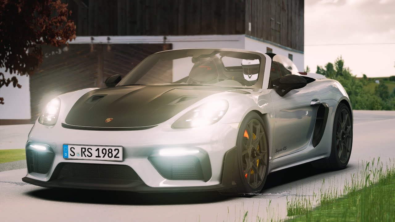 Porsche 718 (982) Spyder RS Weissach at Aspertsham | Assetto Corsa Gameplay 4K