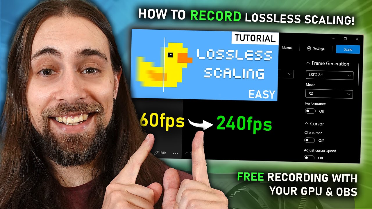 THIS is how to RECORD Lossless Scaling Frame generation with OBS!!
