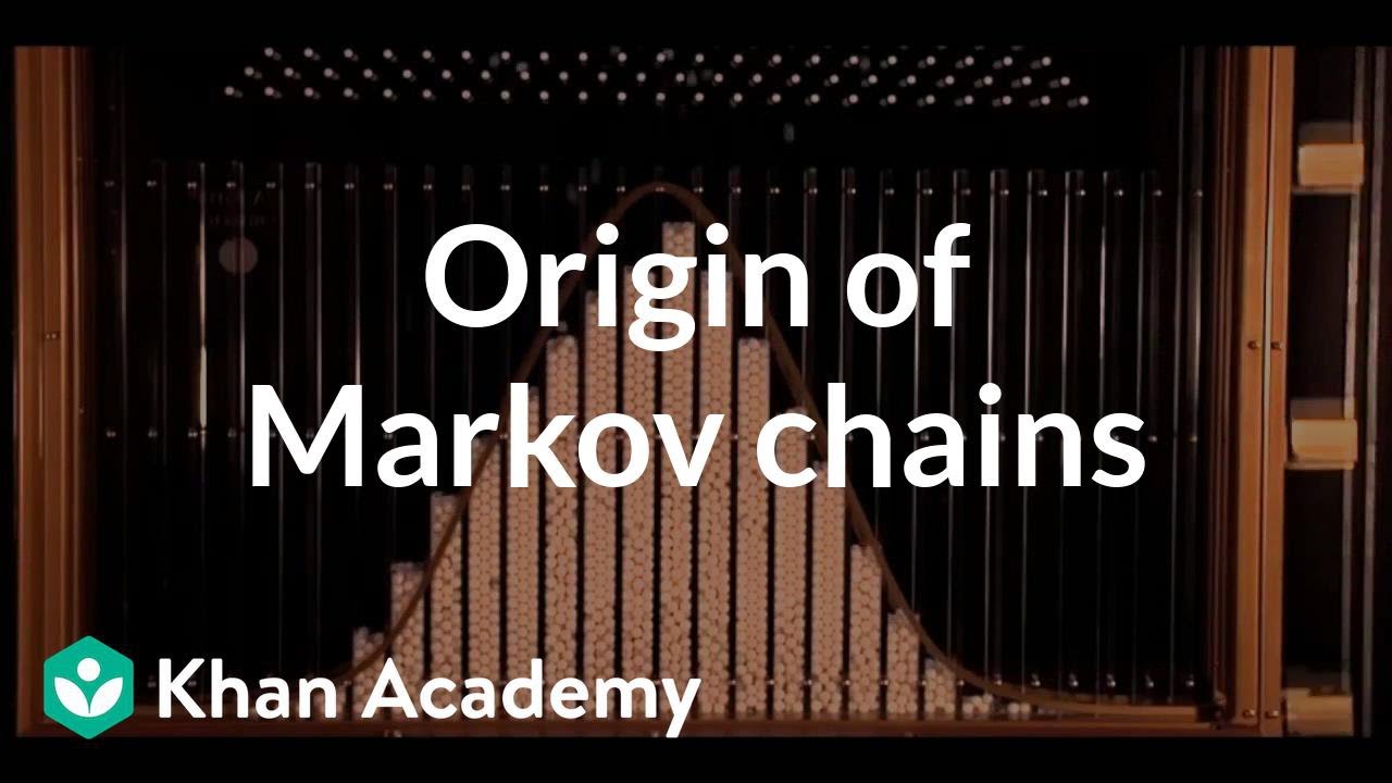 Происхождение цепей Маркова | Путешествие в теорию информации | Компьютерные науки | Академия Хана