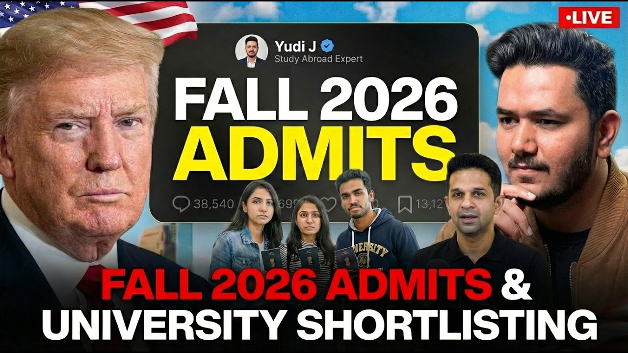USA Fall 2026 Admits & Shortlisting Q&A | Study in USA Ep 2
