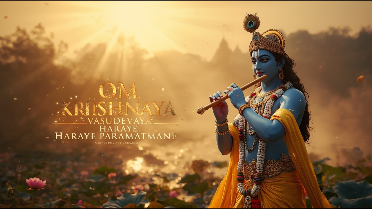Om Krishnaya Vasudevaya Haraye Paramatmane | Powerful Krishna Mantra for Peace & Protection