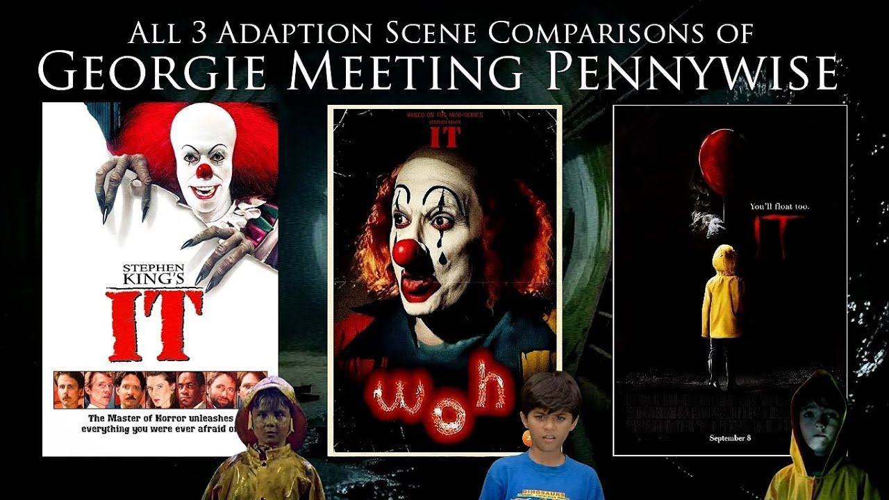 All 3 Versions of Georgie Meeting Pennywise | Scene Comparisons