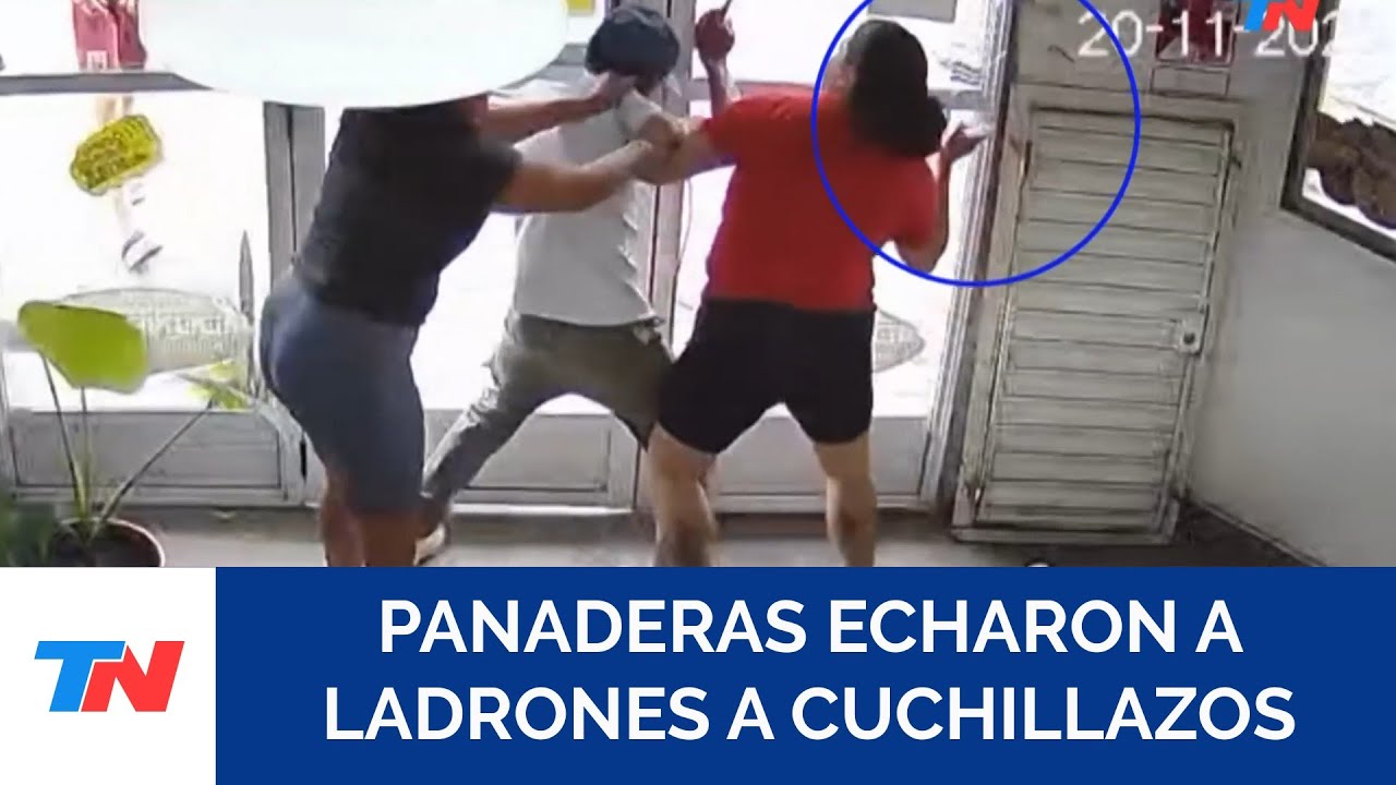 PANADERAS JUSTICIERAS: empleadas de una panader&iacute;a echaron a los delincuentes a cuchillazos