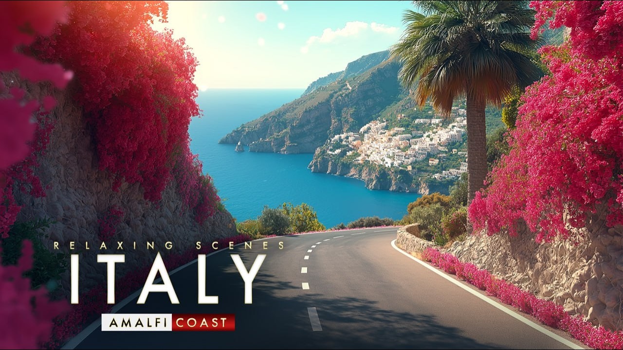 From Mountain Mist to Sunny Amalfi | Epic Italian Coastal Drive 4k