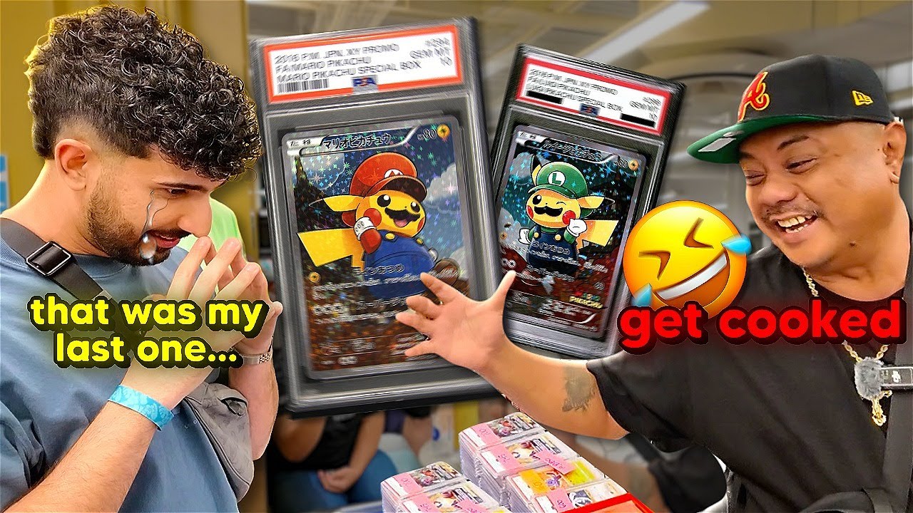 Everyone wants my Mario Pikachus! 😭 | Pokemon Vendor POV