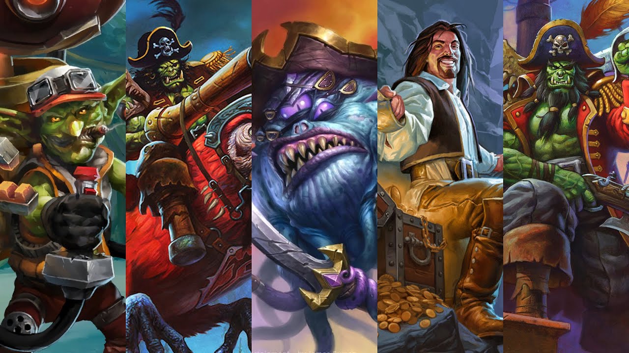 Hearthstone Gazlowe, Kragg, Patches the Pirate, Marin the Fox Theme (Pirates Surrender)