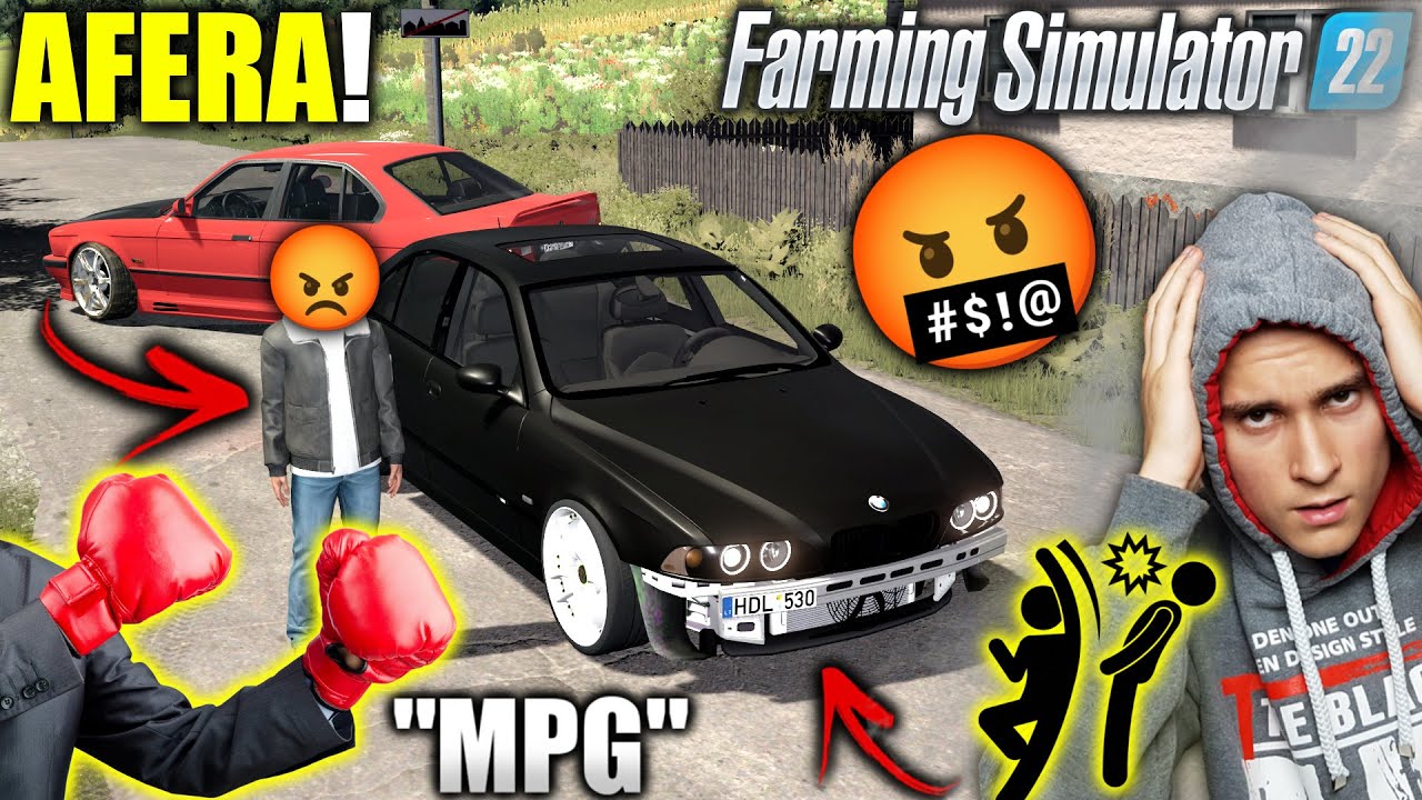 ŁYSY CHCE MNIE POBIĆ! 😱 ODDAŁEM MU ROZWALONĄ BMW 😰 JANINA W KOŃCU W DOMU! 😊 "MPG" [