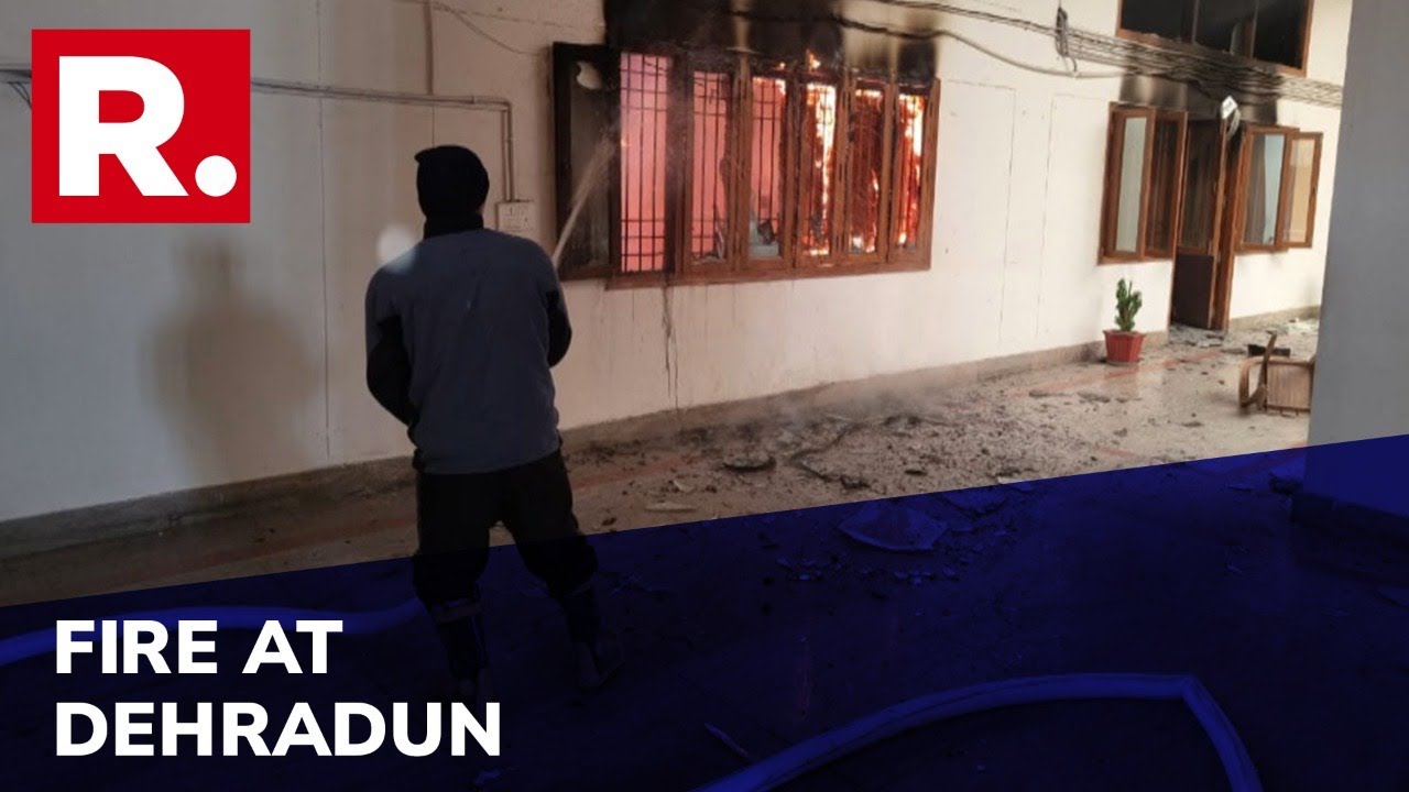 Major Fire Breaks Out At University In Dehradun