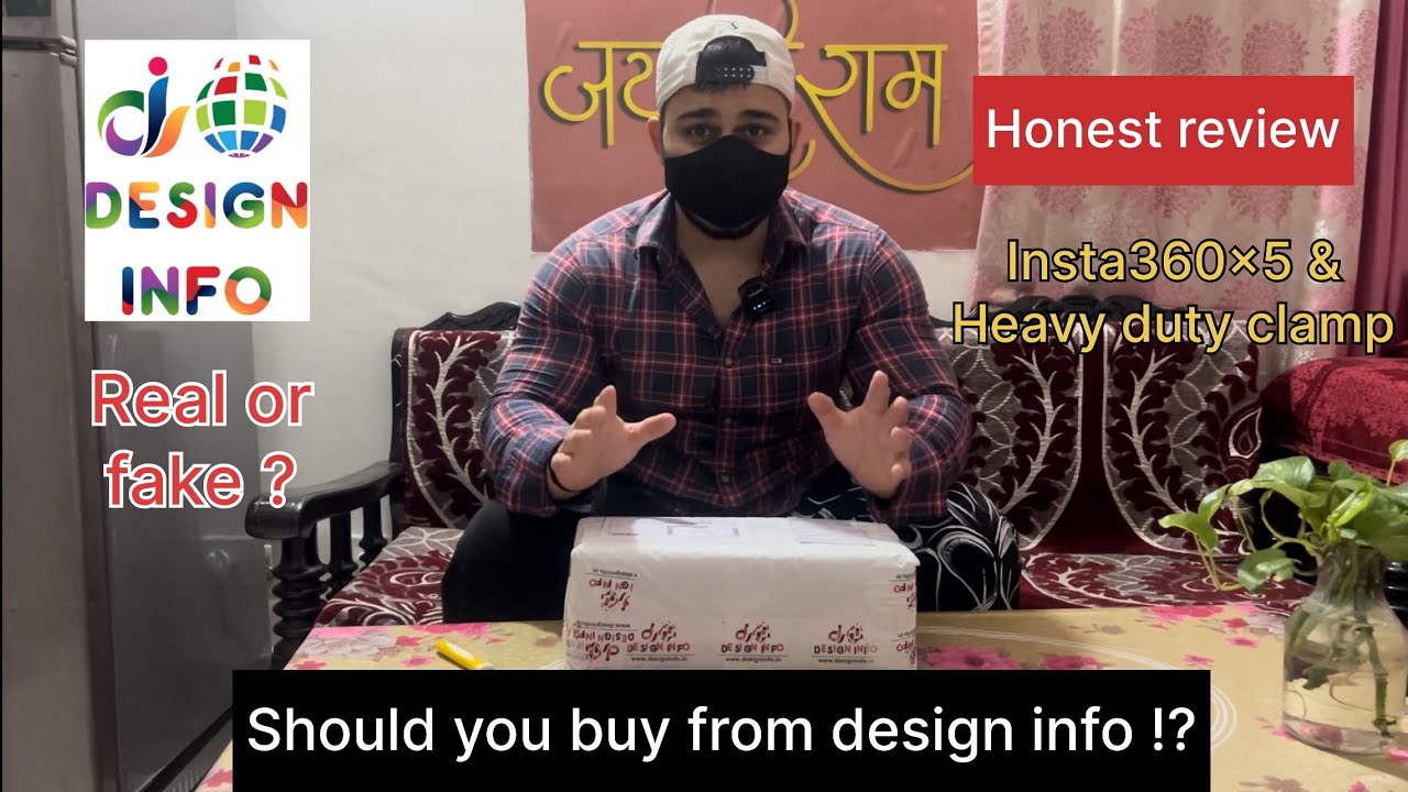 Design Info Website Review|Genuine or Fake ?| Insta360x5&HeavydutyClamp Purchase #review #designinfo