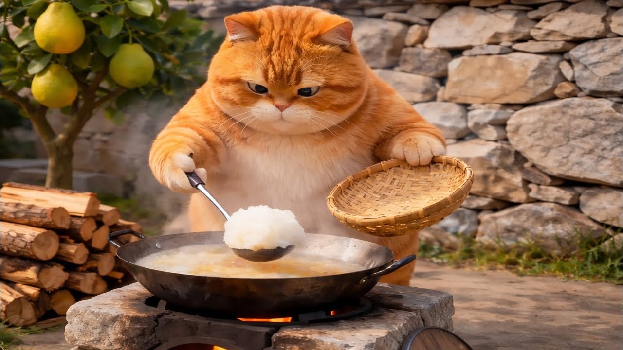 You Won&rsquo;t Believe What This Cat Is Cooking!World&rsquo;s Cutest Cooking Cat Ever 😍
