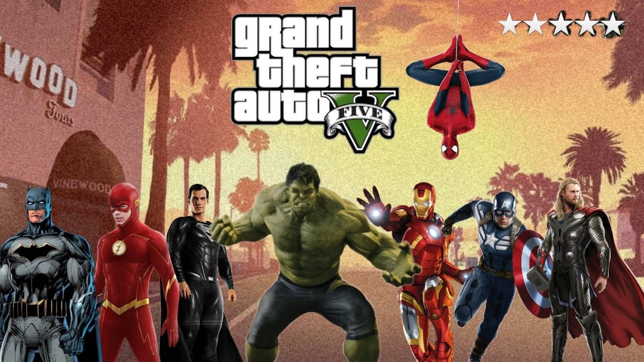 Gta 5 Superhero Mod Live - gta v