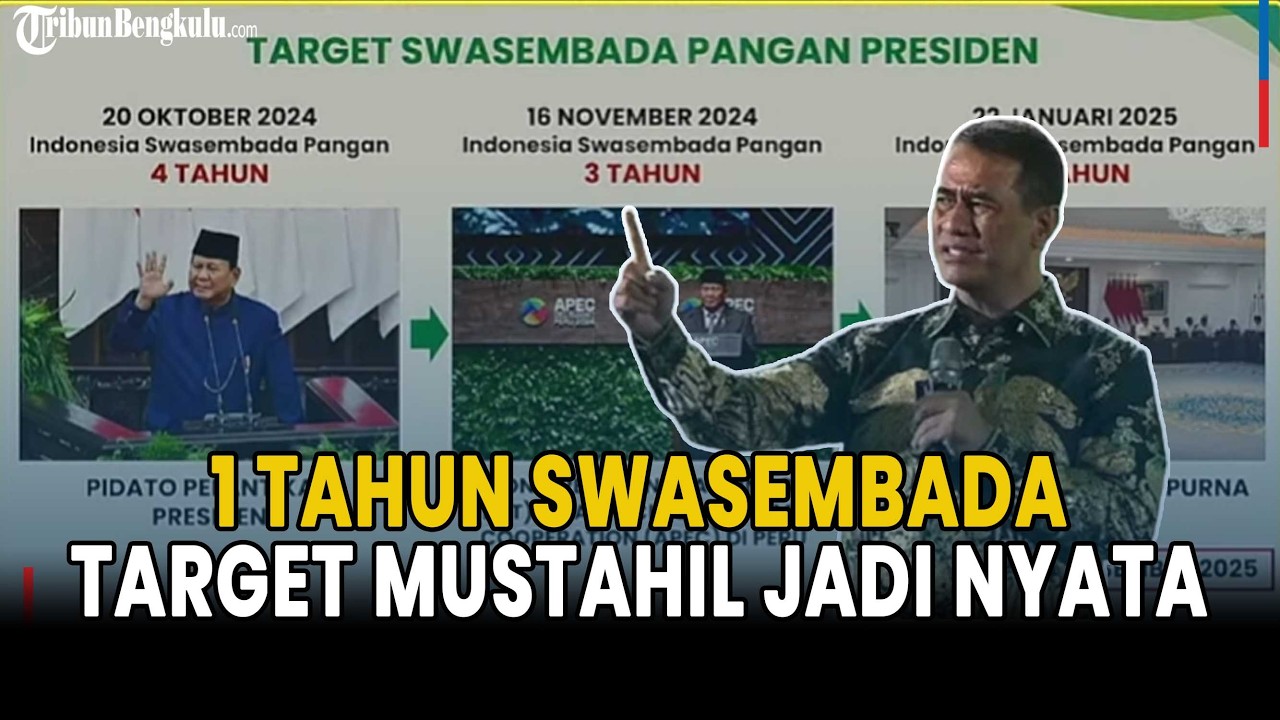 Hampir Pingsan Karena Target 1 Tahun! Cerita Swasembada yang Bikin Kaget