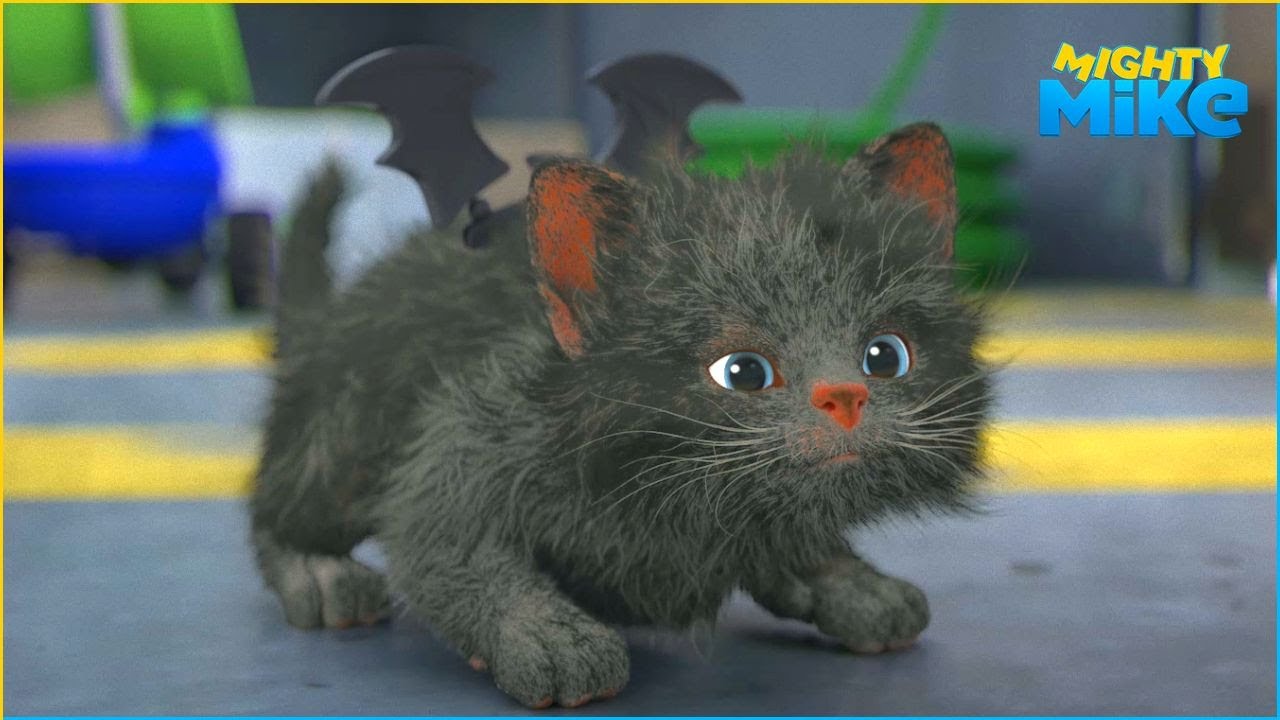 Little bat cat | Mighty Mike | 45' Compilation | Cartoon for Kids