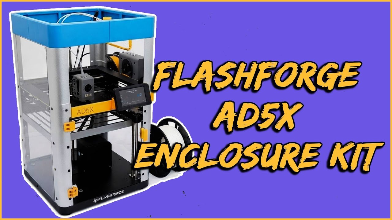 Fechamento (enclosure) Flashforge AD5X - Kit oficial #impressão3d