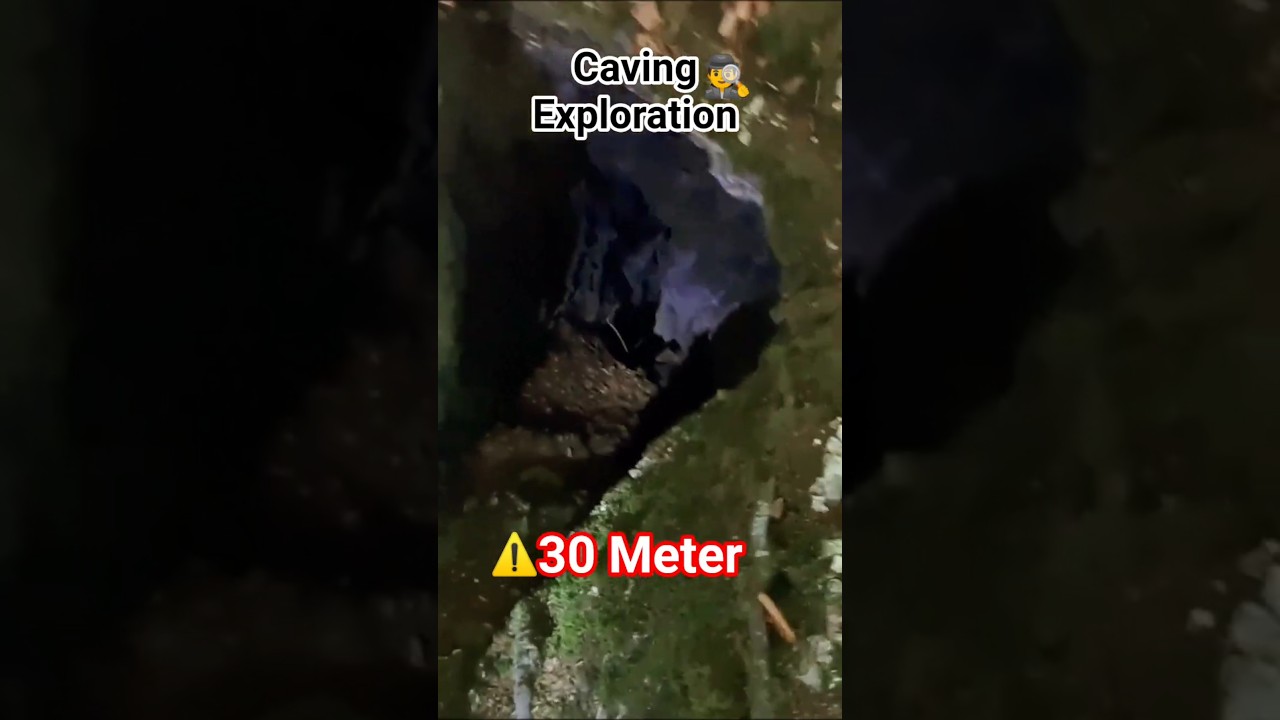 Extremer 30 Meter Abstieg / Caving / Höhlen Erkundung 