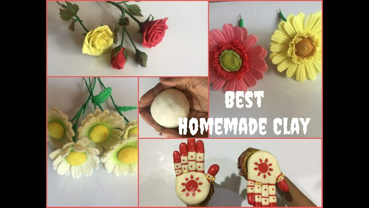 Best Homemade Air-dry Clay Recipe & Tips #DIYHomemadeClay #ColdPorcelainRecipe #BestAirDryClayRecipe