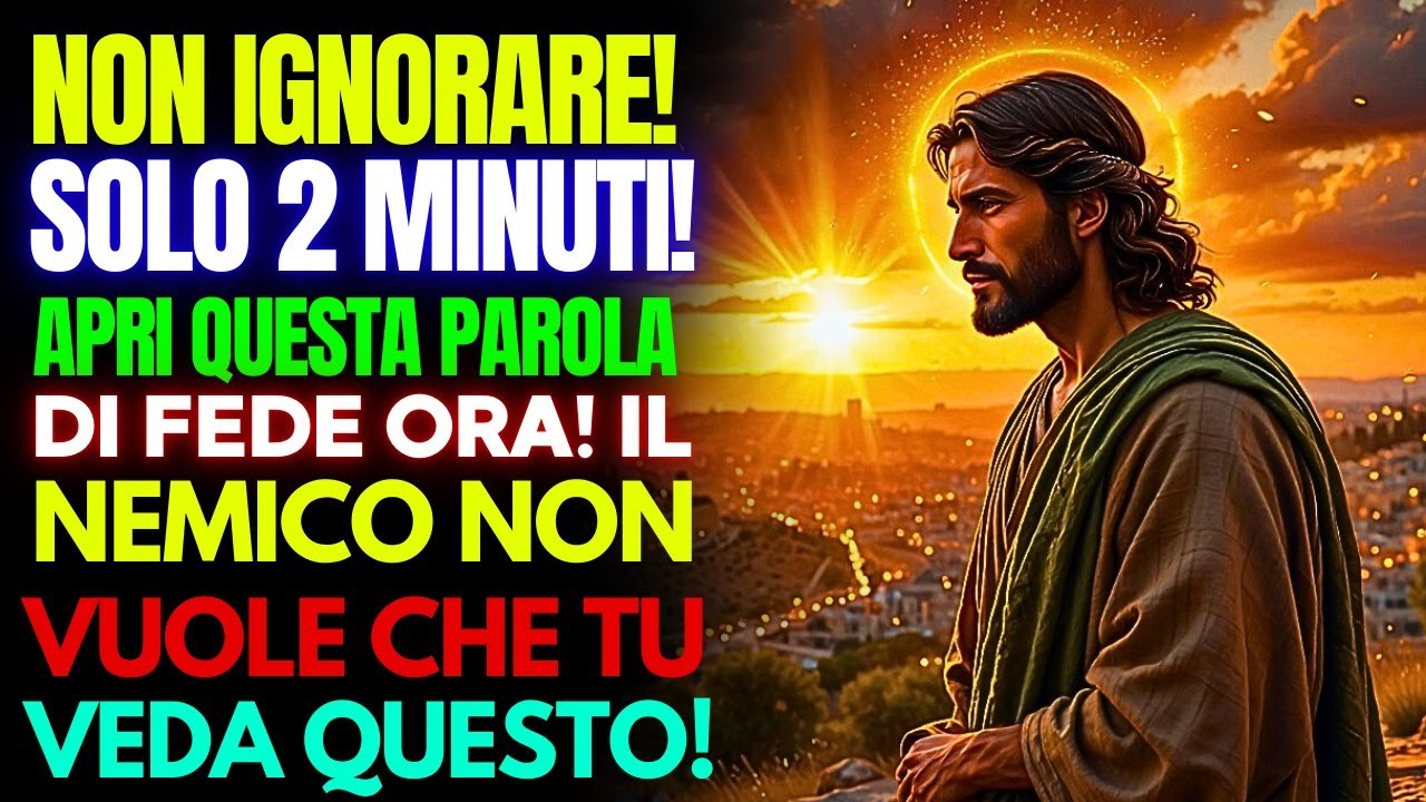 🫵❤️📖DIO TI CHIAMA ORA! 2 MINUTI CHE POSSONO CAMBIARTI LA VITA! QUESTO AVVERTIMENTO È PER TE!