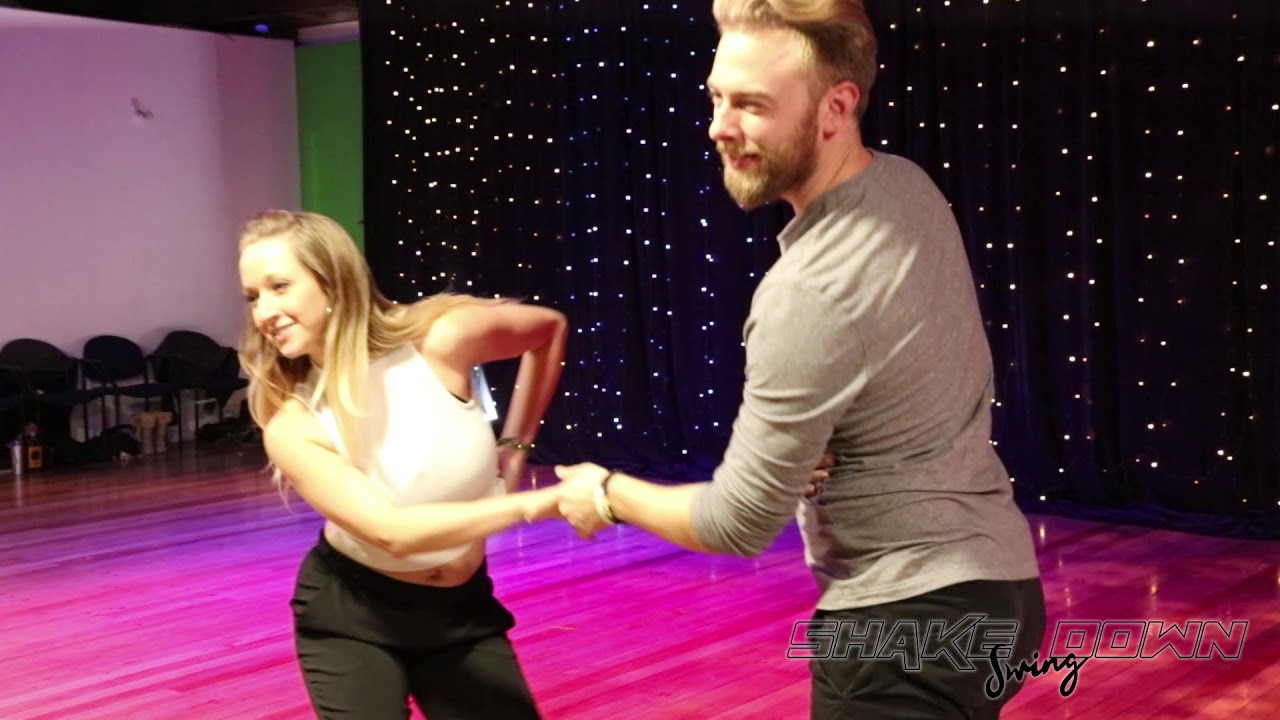 Shakedown Swing 2018 Lead and Follow Demo - Ben McHenry and Cameo Cross