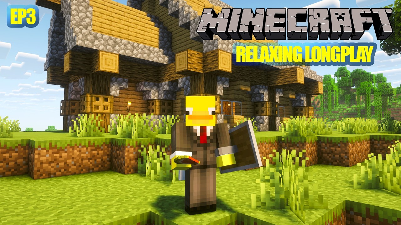 Minecraft Relaxing Longplay Ep3-Finishing My Cozy Home