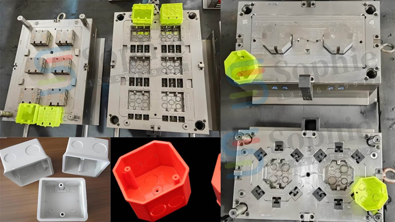 Plastic Injection Electrical PVC Junction Box Mold manufacturer