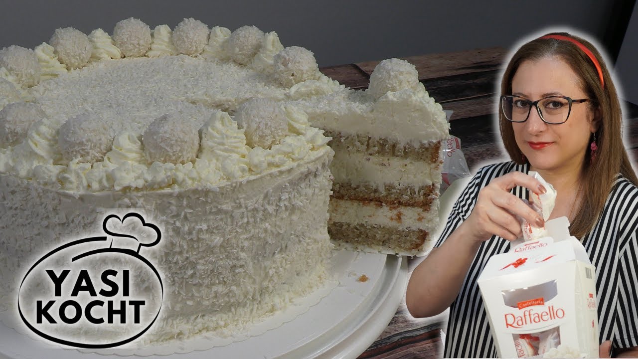 Raffaello Torte | Kokostorte backen | YasiKocht | Folge 134