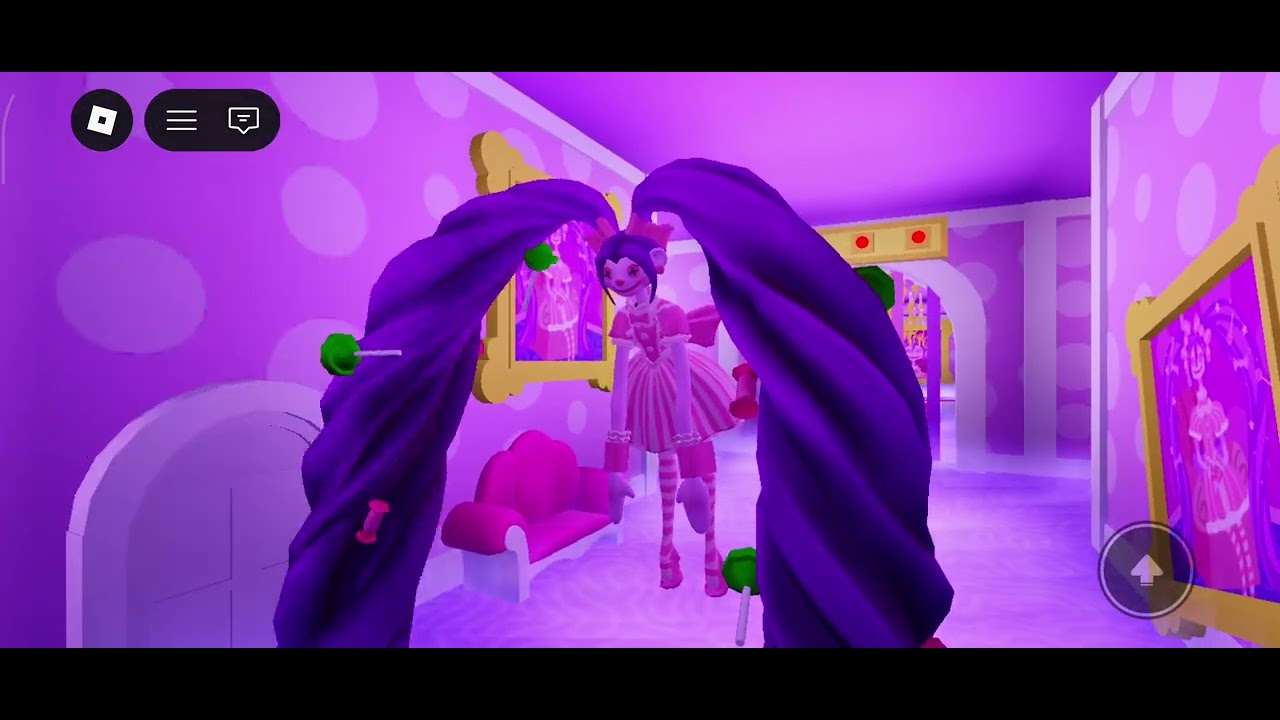 肩膀震了幾下，娃娃公主彈出來的時候我真的很害怕！【Roblox escapeevil doll house！（obby）】