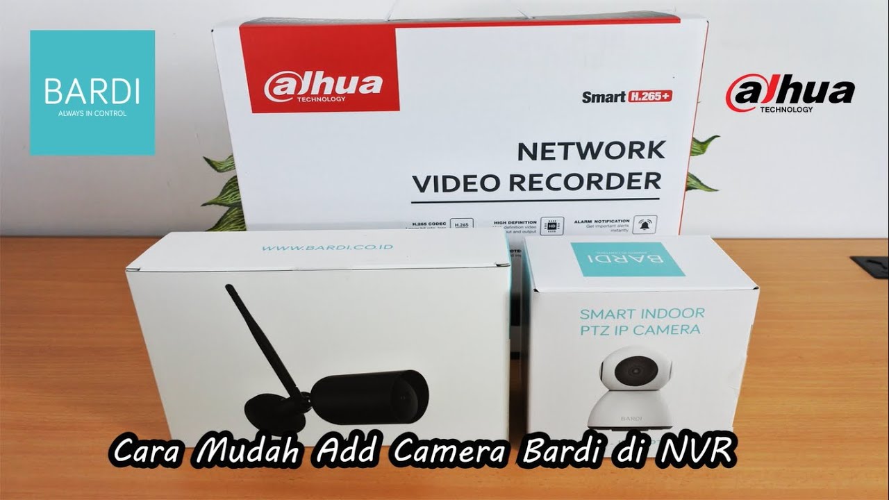 Cara Mudah Menghubungkan IPCamera Bardi Ke NVR Dahua | IPCamera nya bisa di lihat di TV !