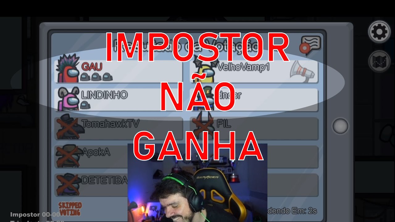 GAULES JOGANDO AMONG US!! IMPOSTOR NÃO GANHA MAIS !!