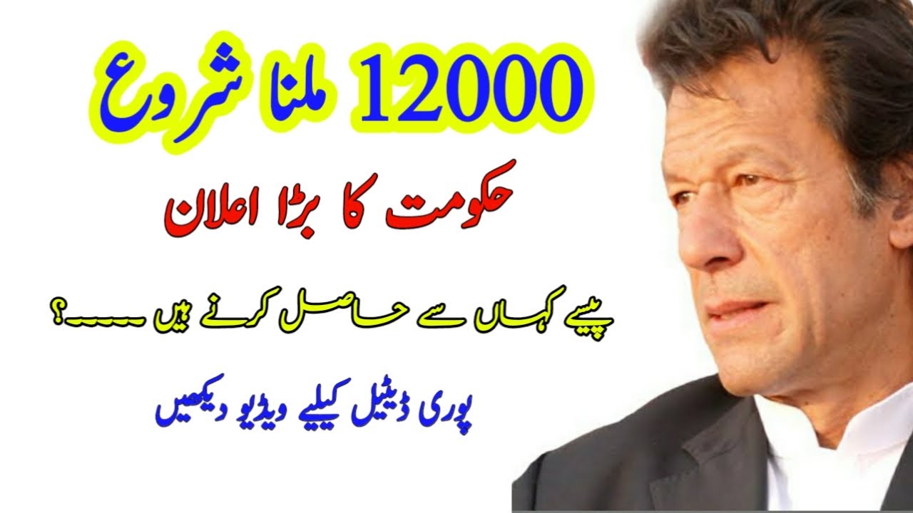 Rs 12000 Ehsas Emergency Relief Fund | Insaf Imdad | How to Register Insaf Imdad Online | Ration