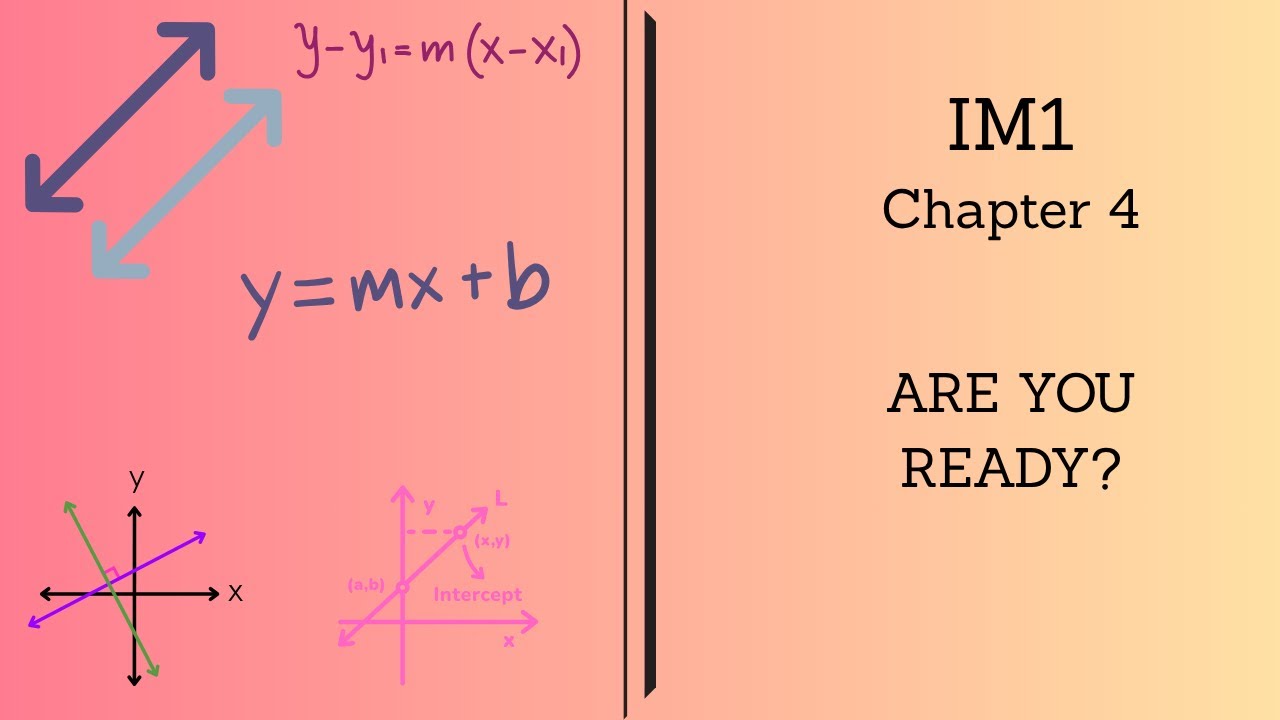 IM1 Chapter 4 Are You Ready Packet