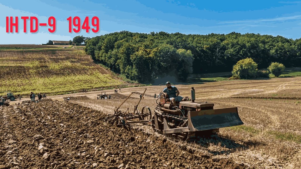 International Harvester TD-9 1949 au Labour à l'ancienne