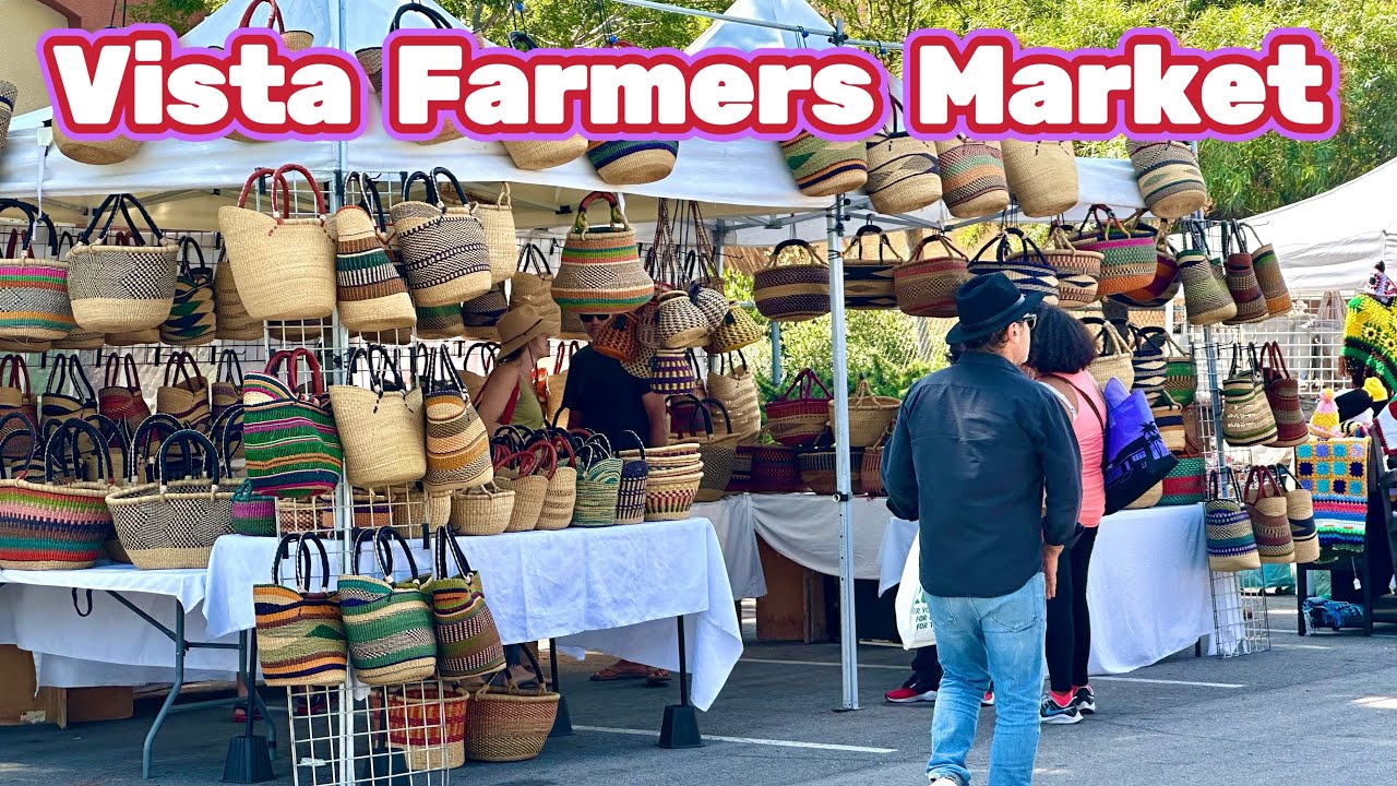Vista California Farmers Market Walking Tour 🌽🍋 [4K]