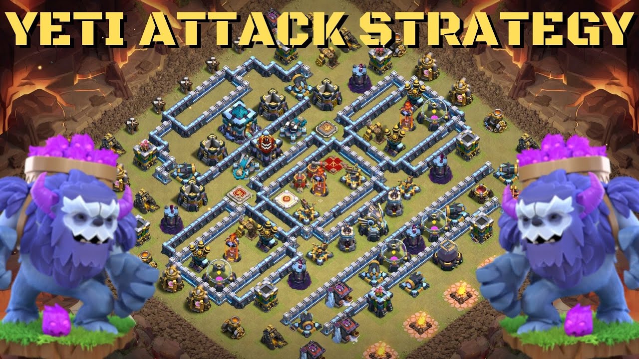 YETI 3 STAR ! 3 STAR YETI WAR ATTACK STRATEGY TH13 ! Yeti attack strategy 3 star in Clash of Clans