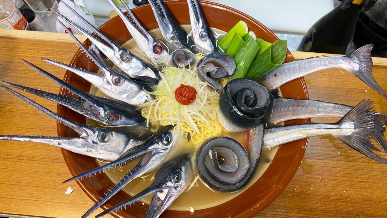 【絶品】ダツの出汁でラーメンを作ってみた！