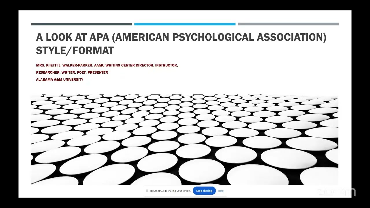 Writer's Series: Introduction to APA (Part 1)